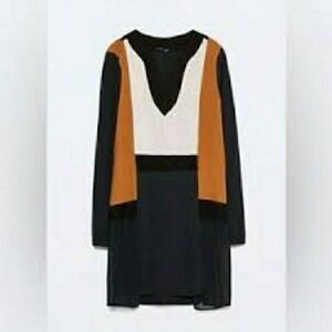 Zara Colorblock Flowy Tunic.  Size: Medium